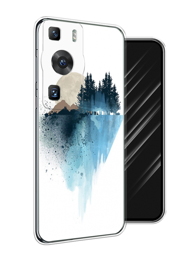 

Чехол Awog на Huawei P60/P60 Pro "Горы 5", Голубой, 6121150-4