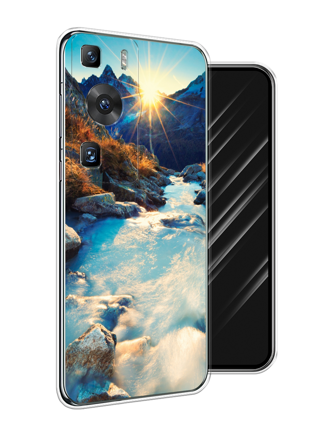 

Чехол Awog на Huawei P60/P60 Pro "Восход 7", Коричневый;белый;голубой, 6121150-4