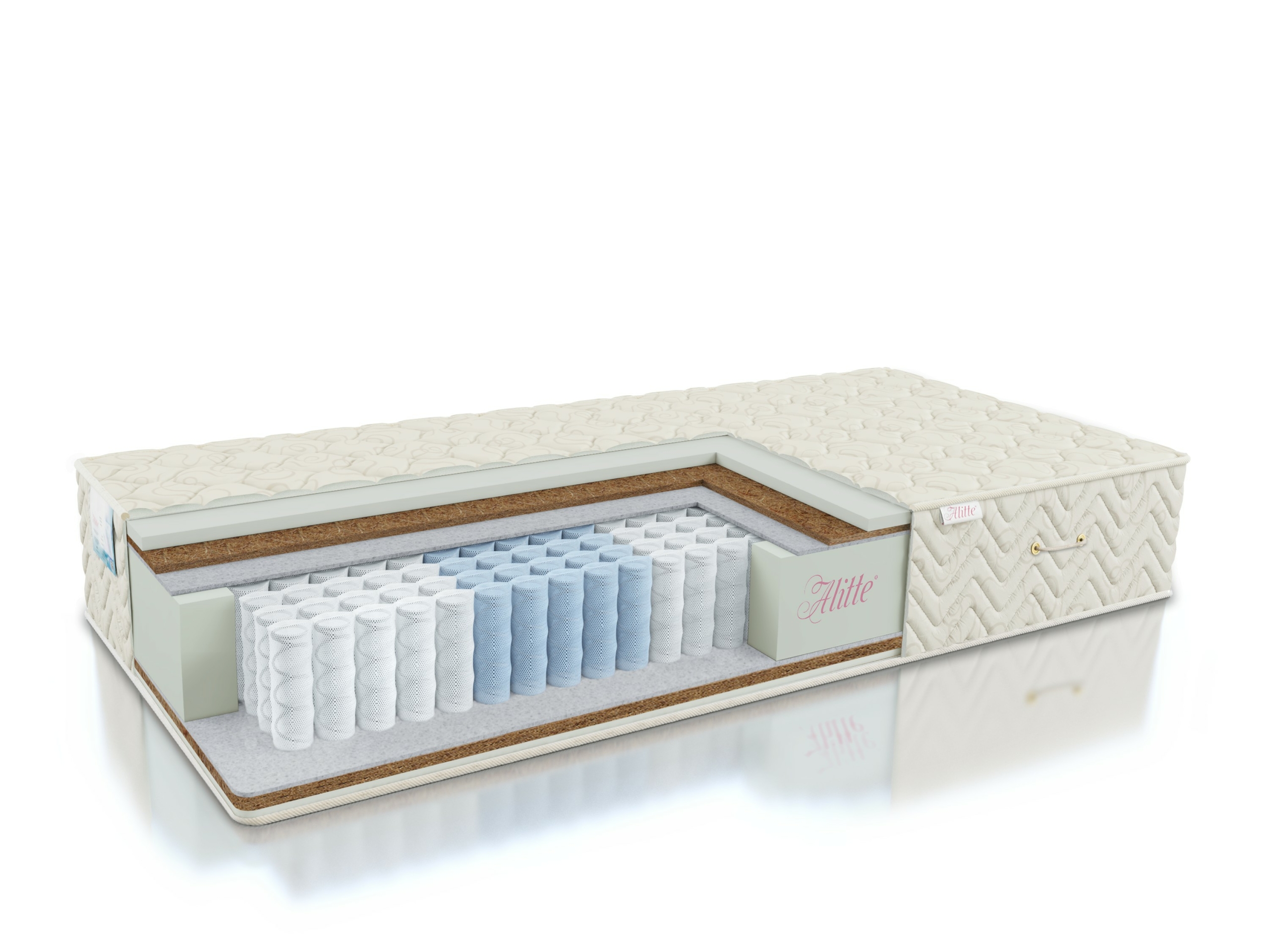 

Матрас анатомический пружинный Alitte Durer TFK MH-20-K 80х190х20, Белый, Durer TFK MH-20-K