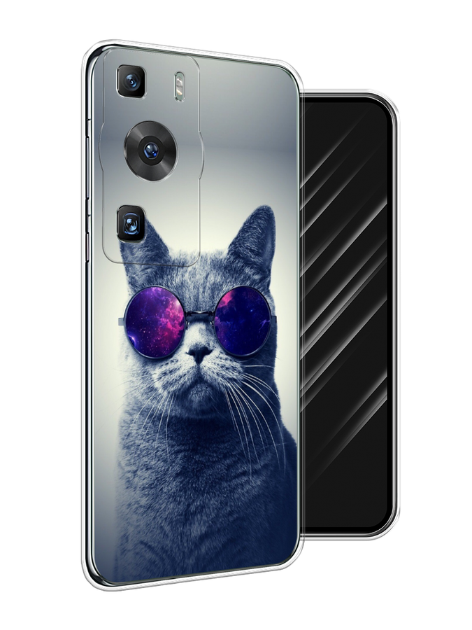 

Чехол Awog на Huawei P60/P60 Pro "Космический кот", Бордовый, 6121150-1