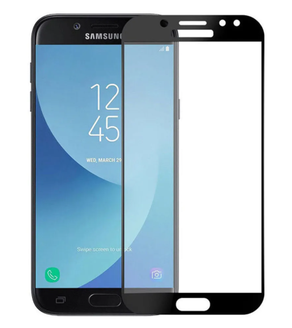 

Защитное стекло на Samsung J330FN, Galaxy J3 (2017), 3D Fiber, черный, X-CASE