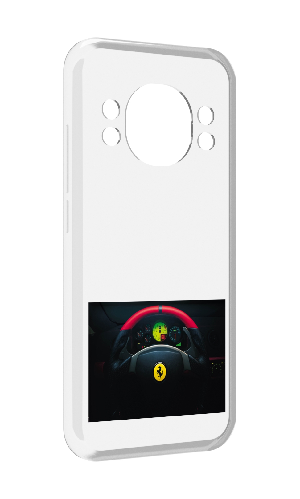 

Чехол MyPads ferrari 2 для Doogee S98 / S98 Pro, Прозрачный, Tocco
