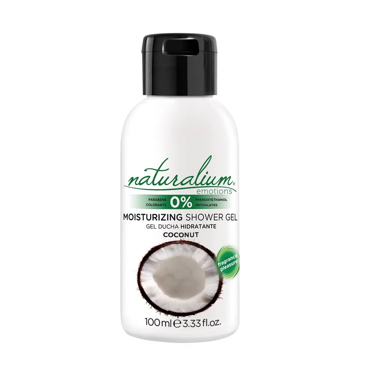 naturalium гель крем для душа зеленый чай skin nourishing shower gel green tea Гель-крем для душа Naturalium питательный, кокос 100 мл