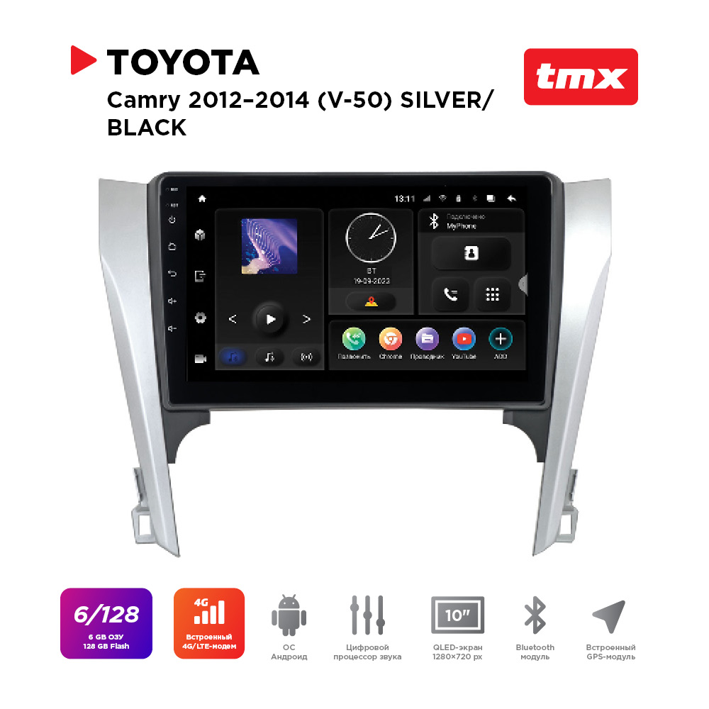 ШГУ Toyota Camry 12-14 (MAXIMUM Incar TMX-2248-6) Android 10/1280*720, BT, wi-fi, DSP,