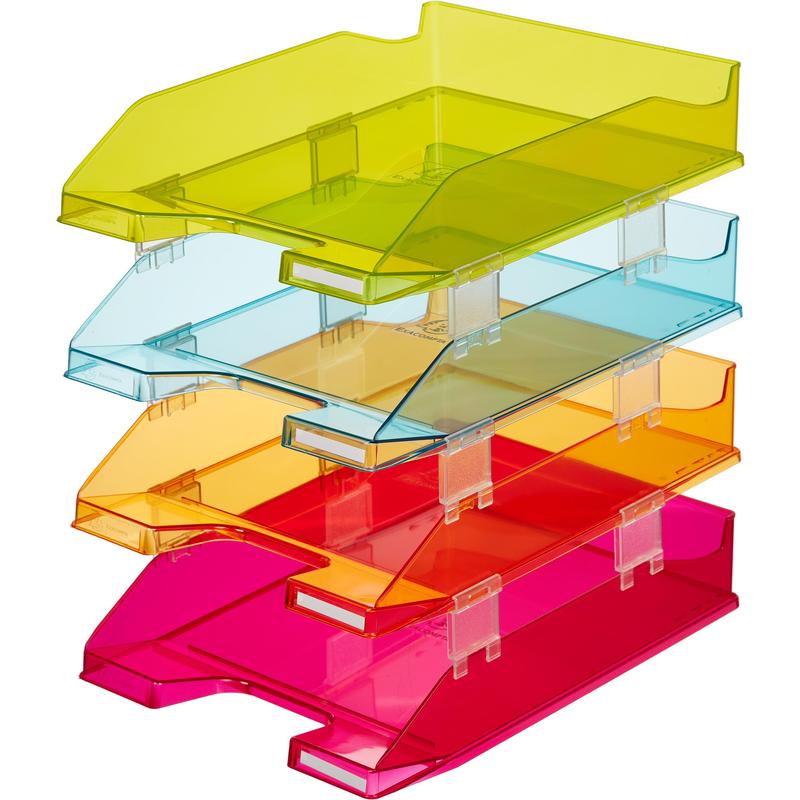 

Лоток для бумаг горизонтальный Exacompta разноцветный 4 штуки в упаковке, 1337972