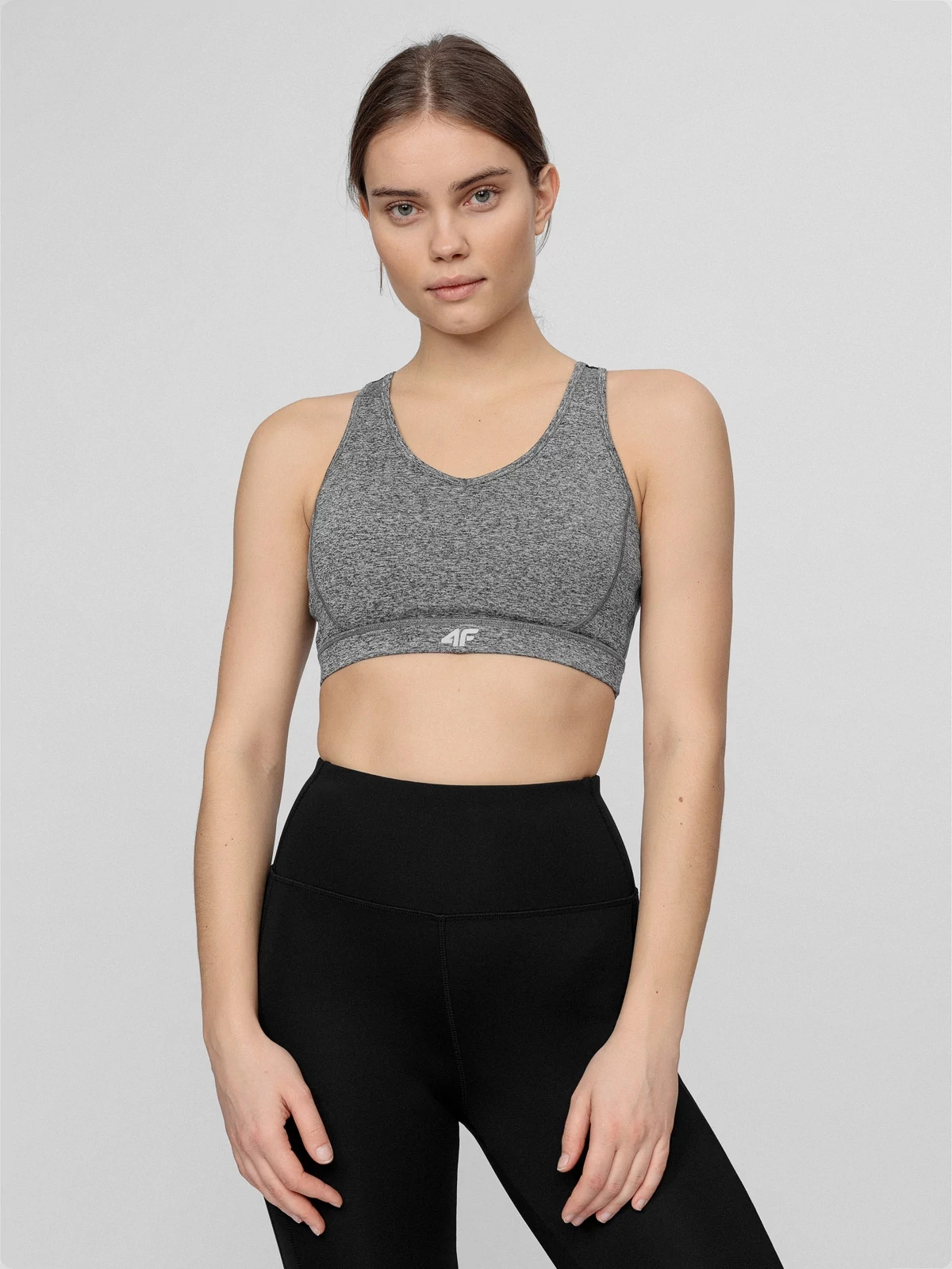 фото Топ женский 4f sports bra серый xs