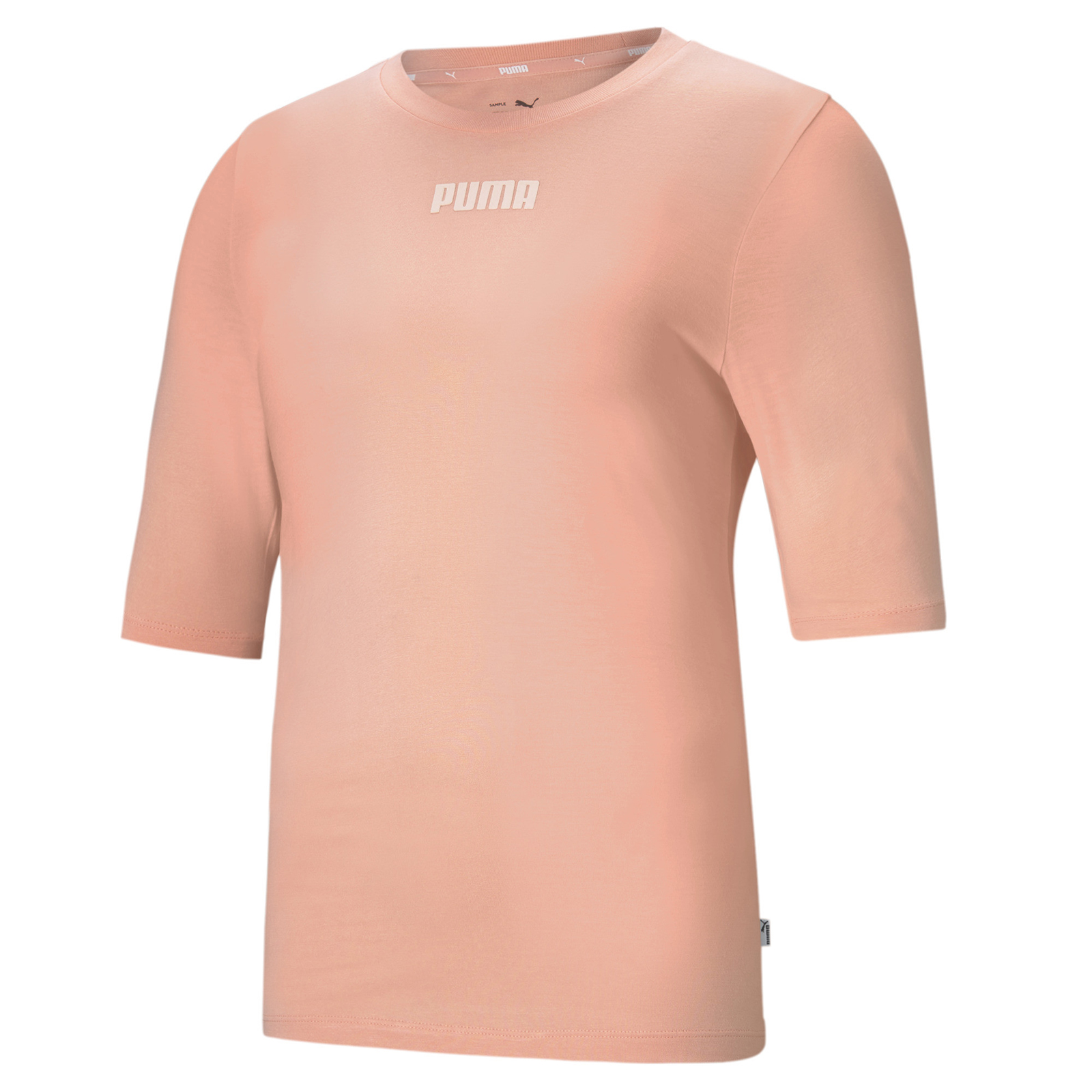 фото Футболка женская puma modern basics tee розовая xs