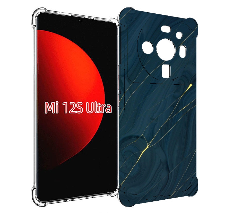 

Чехол MyPads дерево с золотыми трещинами для Xiaomi 12S Ultra, Прозрачный, Tocco