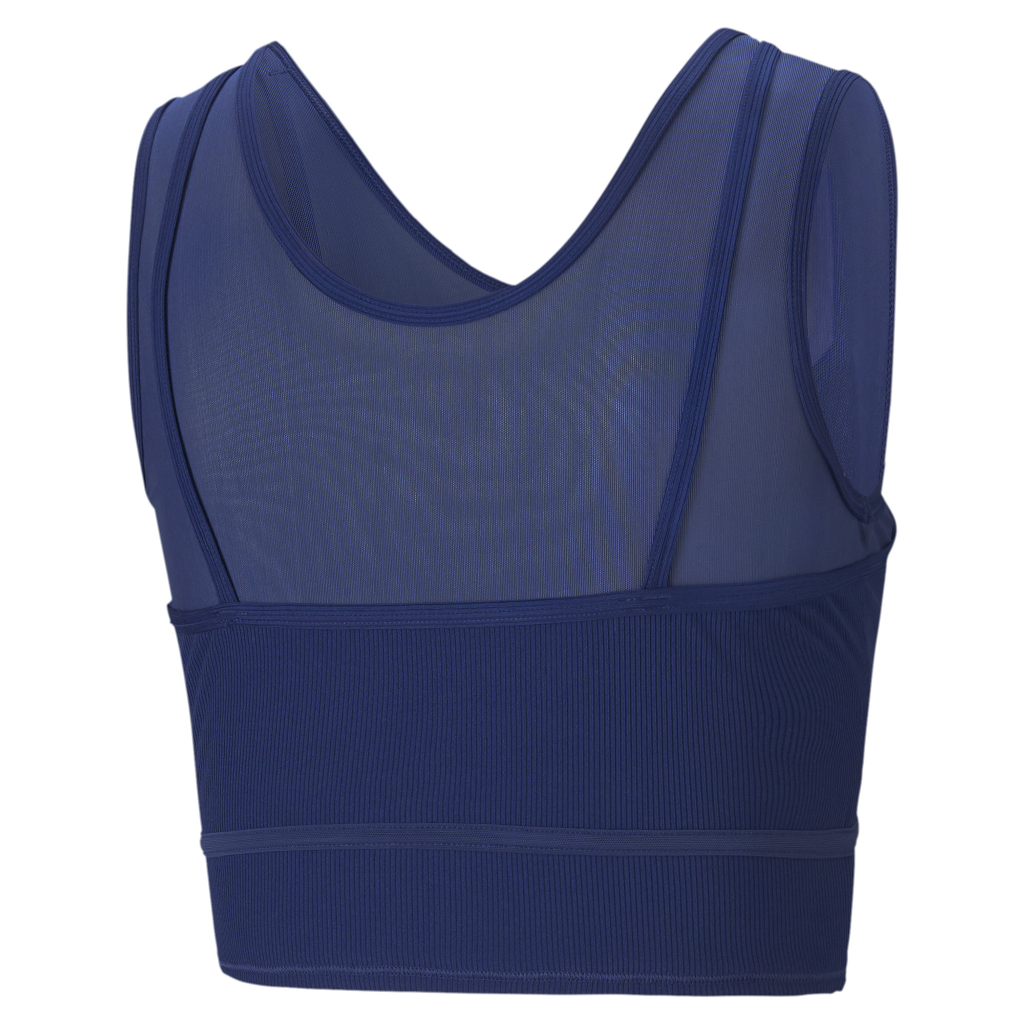 

Топ женский PUMA Studio Layered Crop Top синий M, Studio Layered Crop Top