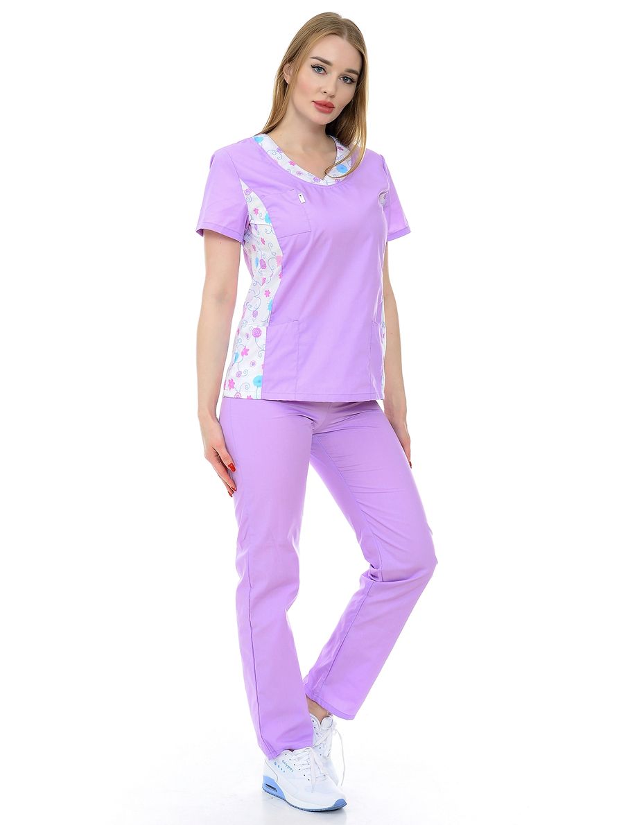 фото Костюм медицинский женский medicalwear к/m 102 фиолетовый 40 ru