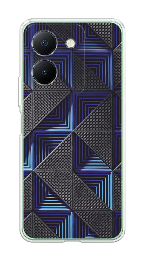 

Чехол на Vivo Y27S "IBM", Серый;синий, 269750-1