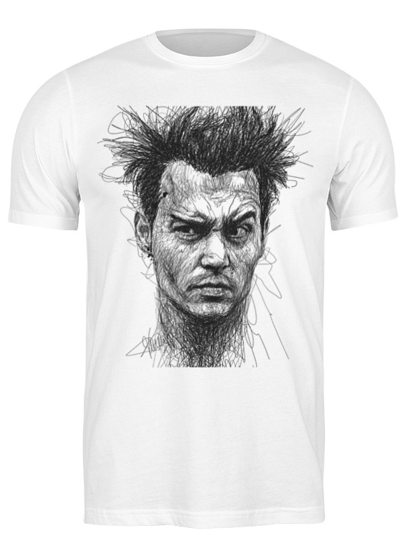 

Футболка мужская Printio Johnny depp белая 2XL, Белый, Johnny depp