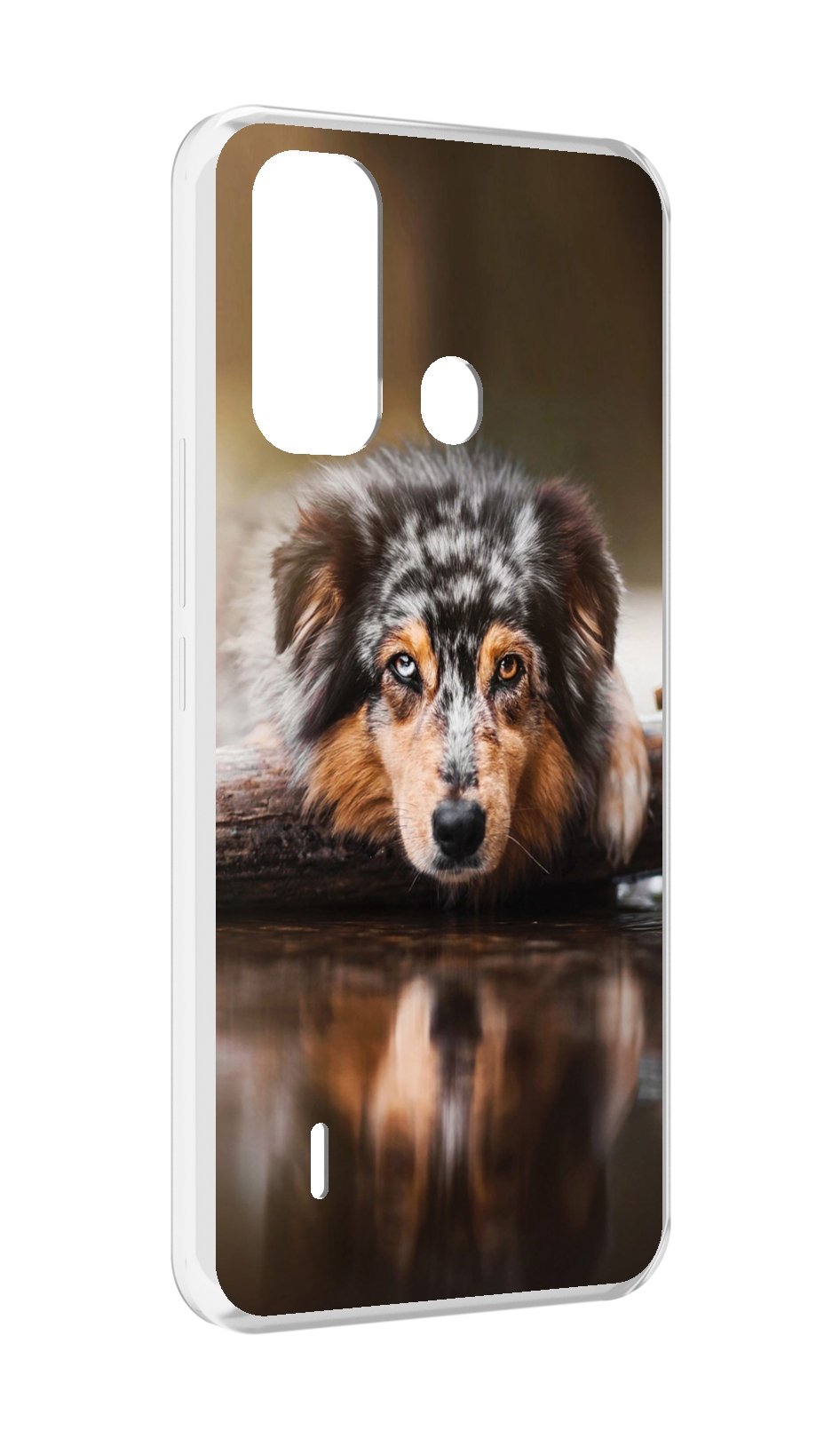 

Чехол MyPads австралииская овчарка для ITEL A49 / A58 / A58 Pro, Прозрачный, Tocco