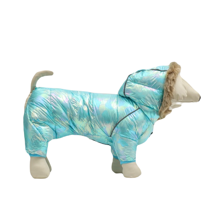 

Комбинезон Глянец, размер 18 (ДС 40, ОГ 50, ОШ 38), голубой