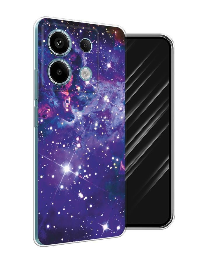 

Чехол Awog на Xiaomi Redmi Note 13 Pro 5G "Яркая галактика", Фиолетовый, 320150-1