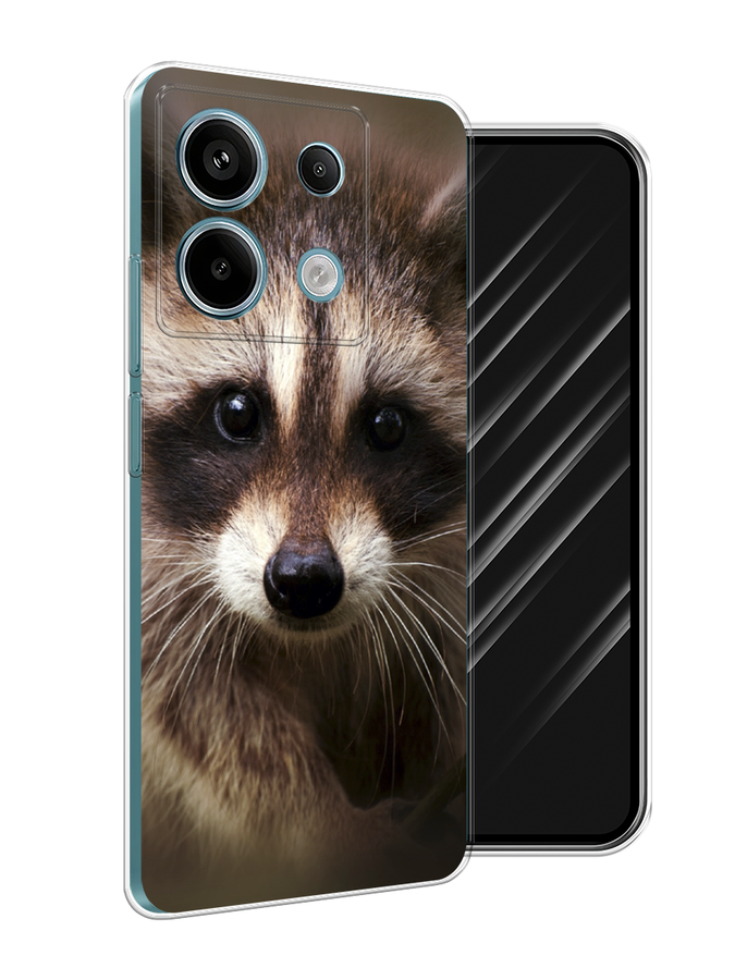 

Чехол Awog на Xiaomi Redmi Note 13 Pro 5G "Енот", Коричневый, 320150-1