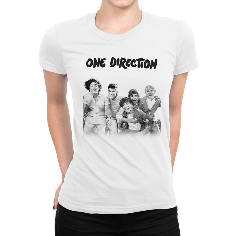 

Футболка женская Dream Shirts One Direction 10004371 белая L, One Direction 10004371