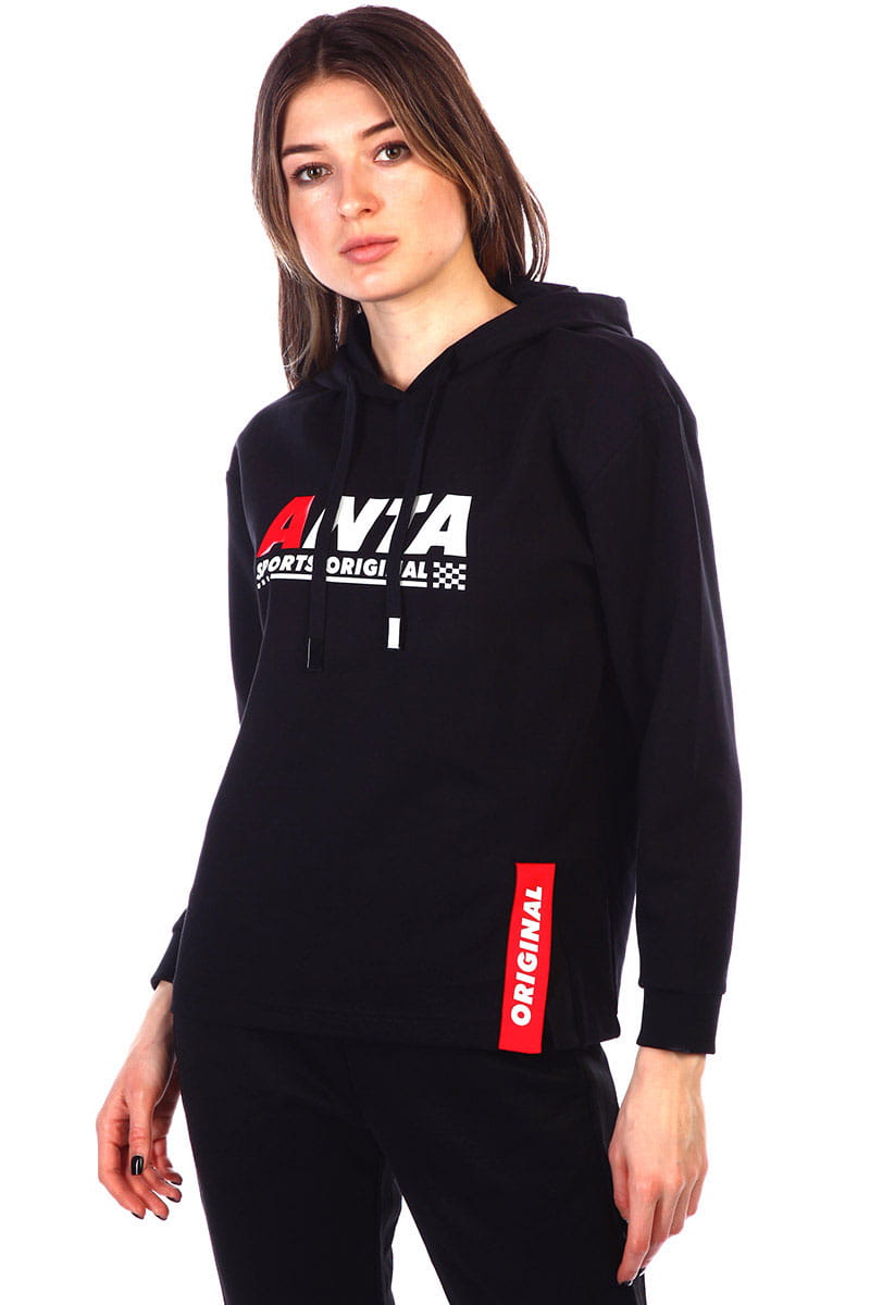 

Худи женское Anta 862018793 ORIGINAL черное L, Черный, 862018793 ORIGINAL