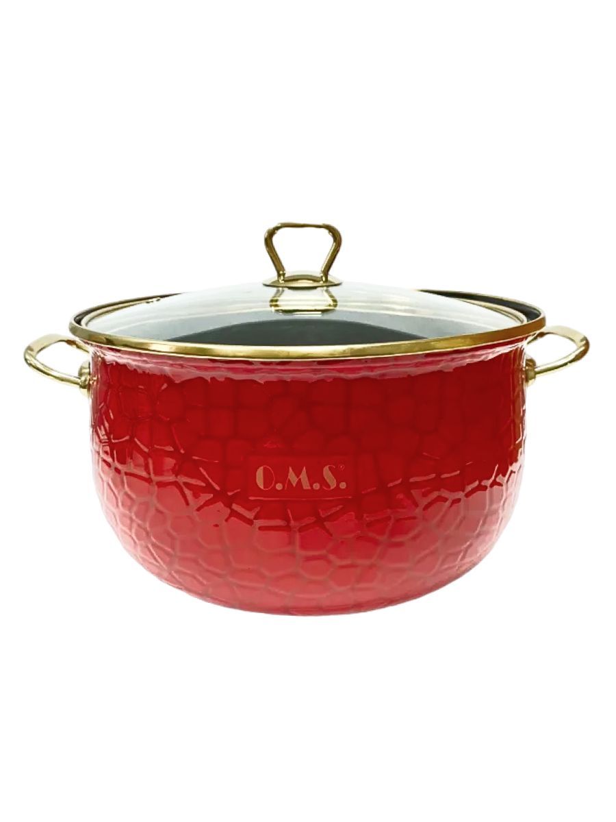

Кастрюля O.M.S. 1009-Rd-16-Gd красный 2,1 л., 1009-Rd-16-Gd