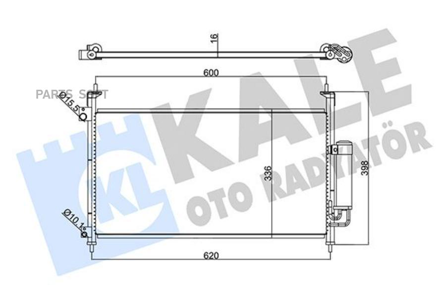 

Радиатор Кондиционера Honda Civicviii KALE 342965