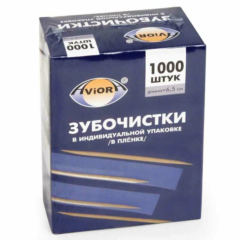 

Зубочистки бамбук в индивидуальной ПП-упаковка, 1000 401-488, Бежевый