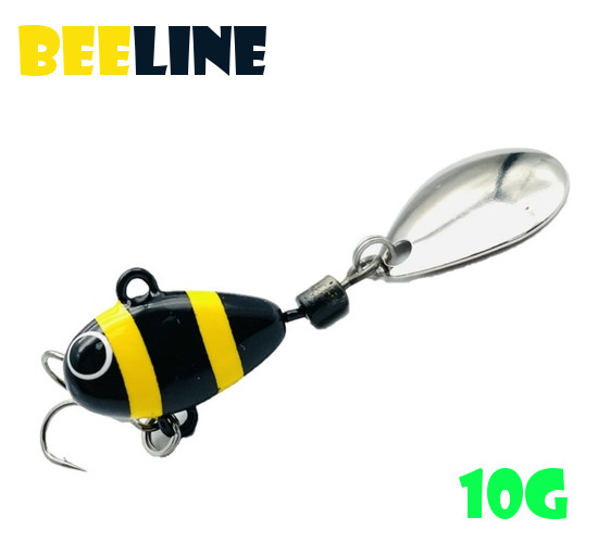 

Тейл-Спиннер Uf-Studio Hurricane 10g #Beeline, Черный;желтый, Hurricane