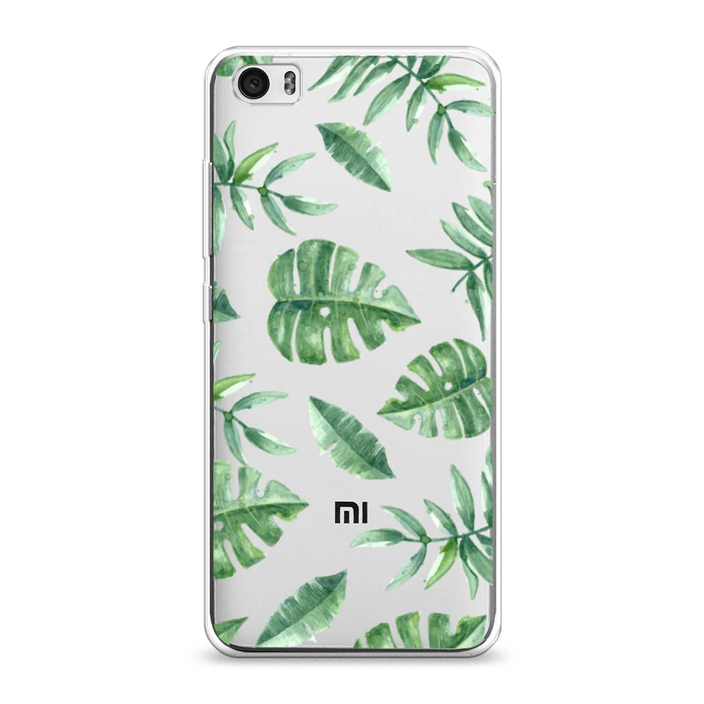 

Чехол Awog на Xiaomi Mi5 "Нарисованные пальмовые листья", Разноцветный, 30450-4