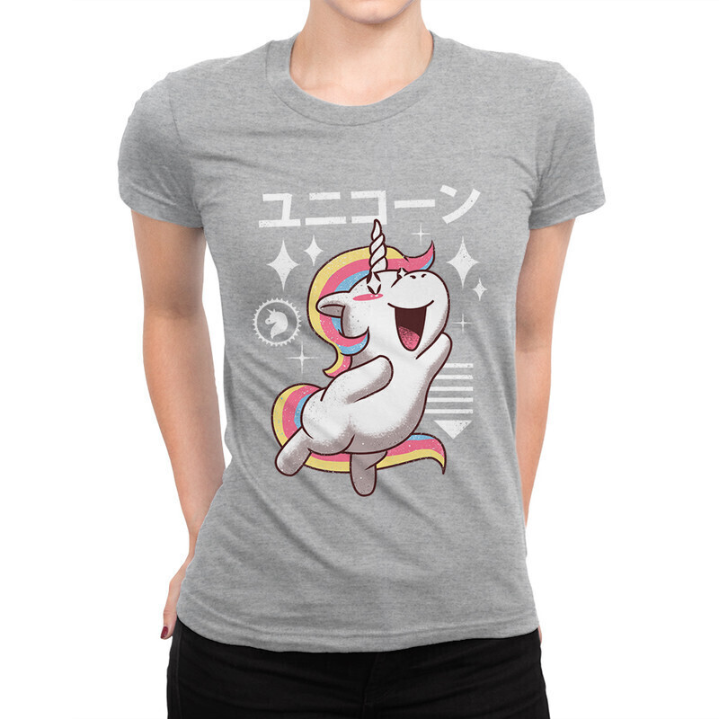 

Футболка женская Dream Shirts Единорог 10004401 серая 3XL, Единорог 10004401