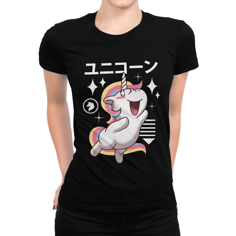 

Футболка женская Dream Shirts Единорог 10004401 черная XS, Единорог 10004401