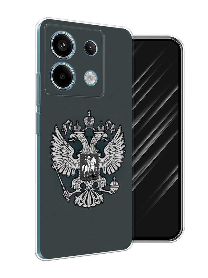

Чехол Awog на Xiaomi Redmi Note 13 Pro 5G "Герб России серый", 320150-1