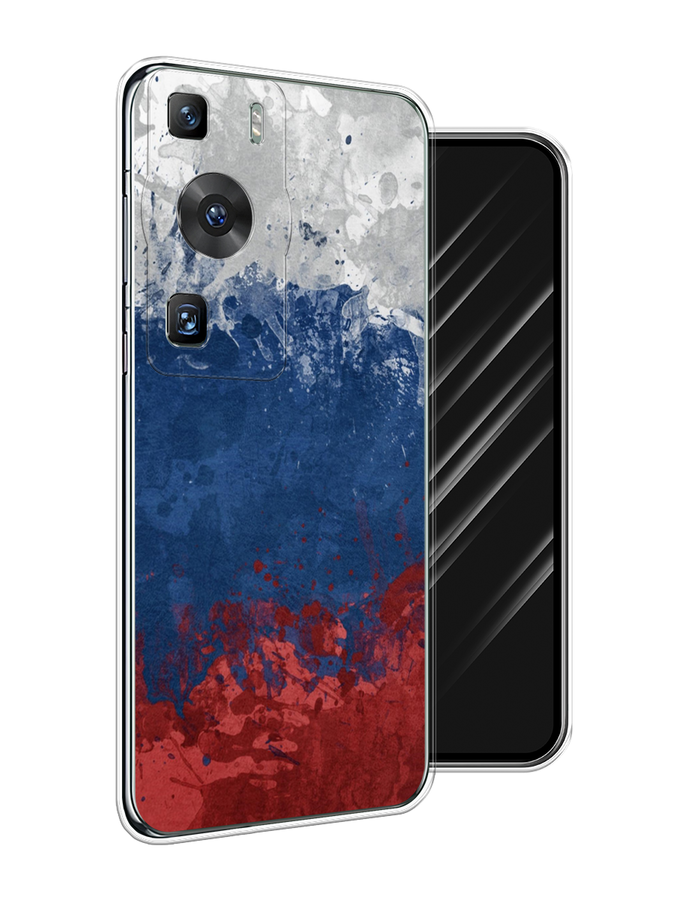 

Чехол Awog на Huawei P60/P60 Pro "Флаг России неровный", Белый;синий;красный, 6121150-5
