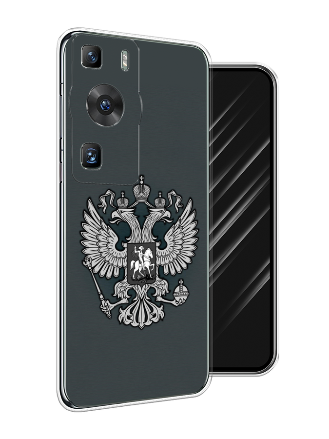 

Чехол Awog на Huawei P60/P60 Pro "Герб России серый", 6121150-5