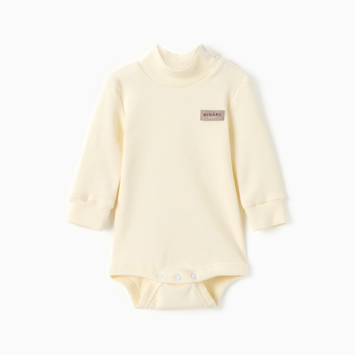 

Боди детское MINAKU 10472669, бежевый, 86, 10472669