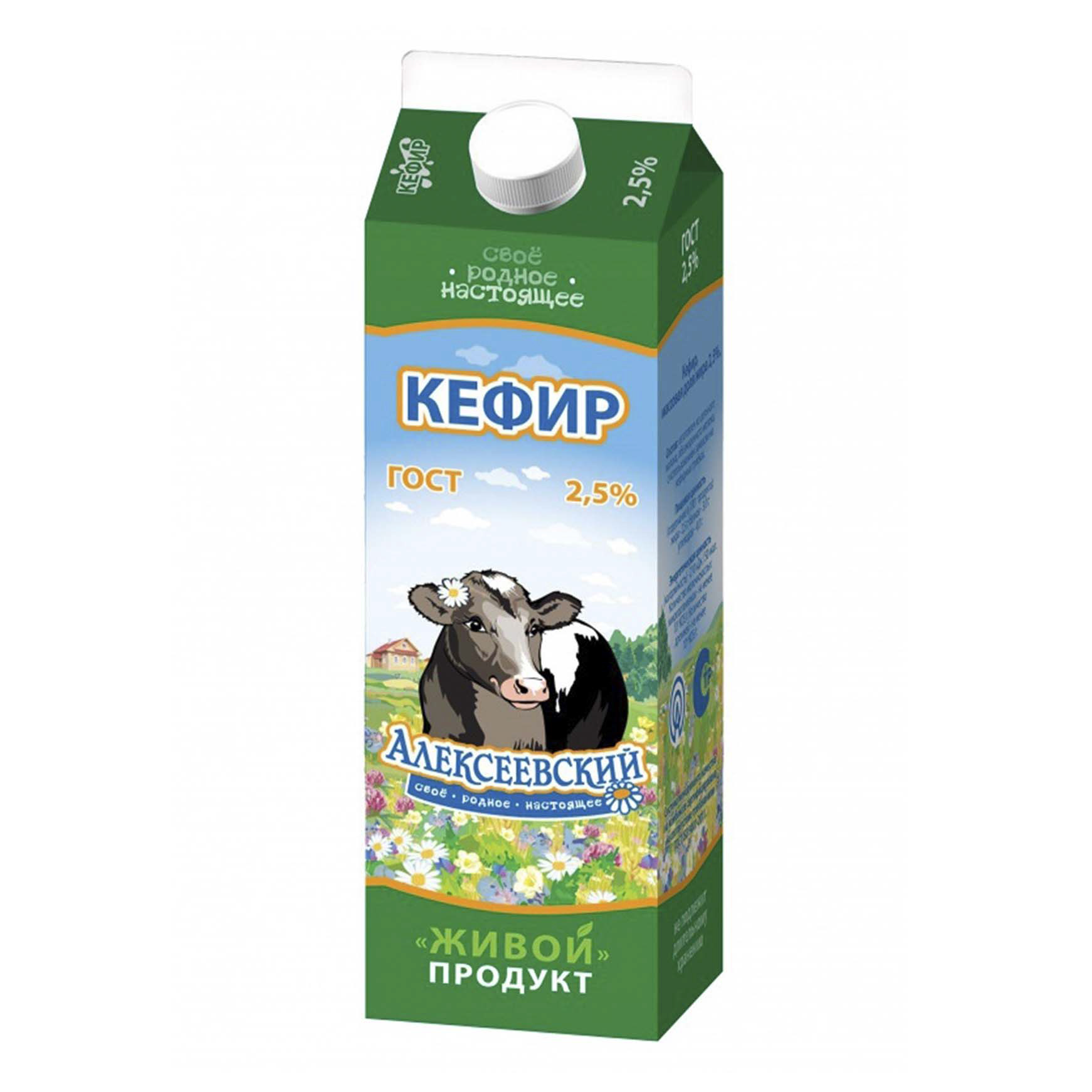 

Кефир Алексеевское 2,5% бзмж 950 мл