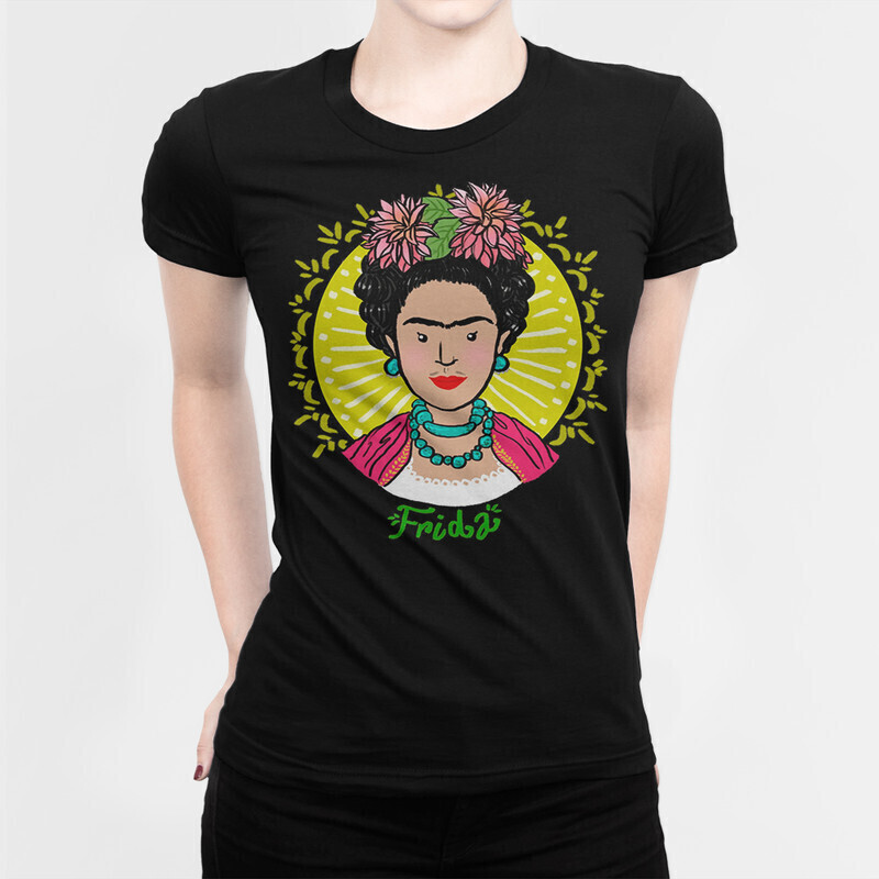 

Футболка женская Dream Shirts Фрида Кало 10004471 черная 3XL, Фрида Кало 10004471