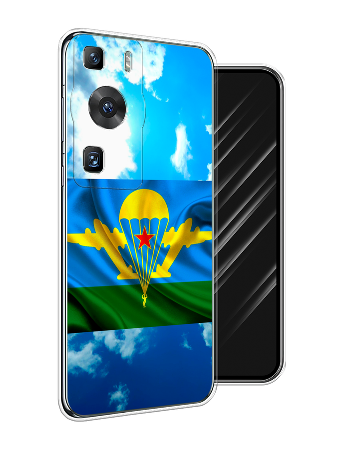 

Чехол Awog на Huawei P60/P60 Pro "ВДВ флаг в небесах", Синий;зеленый;желтый, 6121150-5