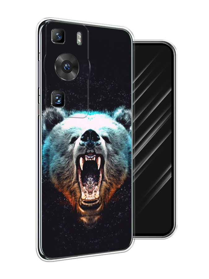 

Чехол Awog на Huawei P60/P60 Pro "Медведь", Коричневый;бирюзовый;черный, 6121150-2