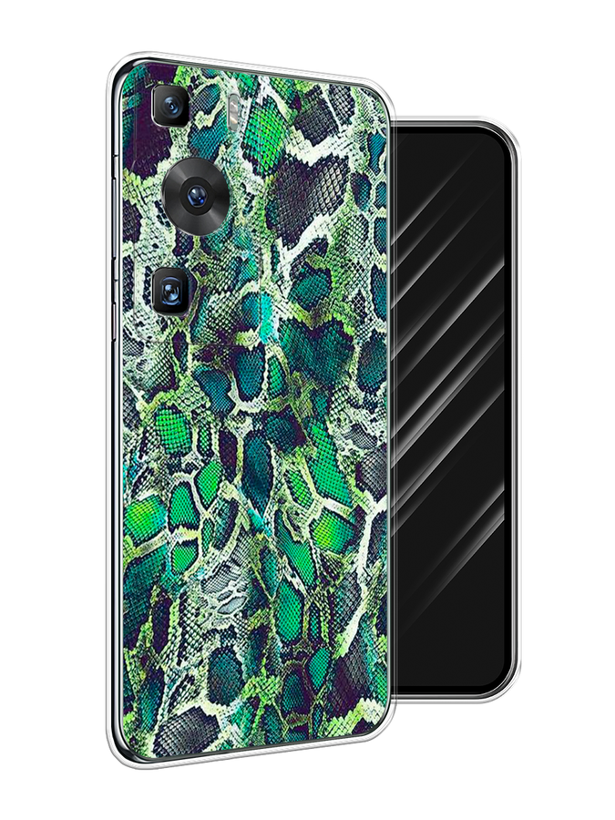

Чехол Awog на Huawei P60/P60 Pro "Зеленая кожа змеи", 6121150-3