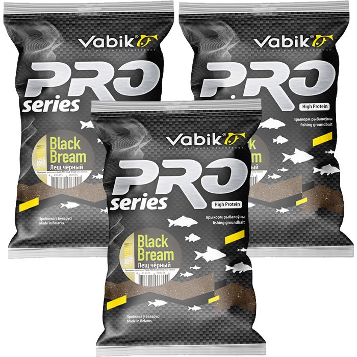 Прикормка Vabik Pro Black Bream 3 кг