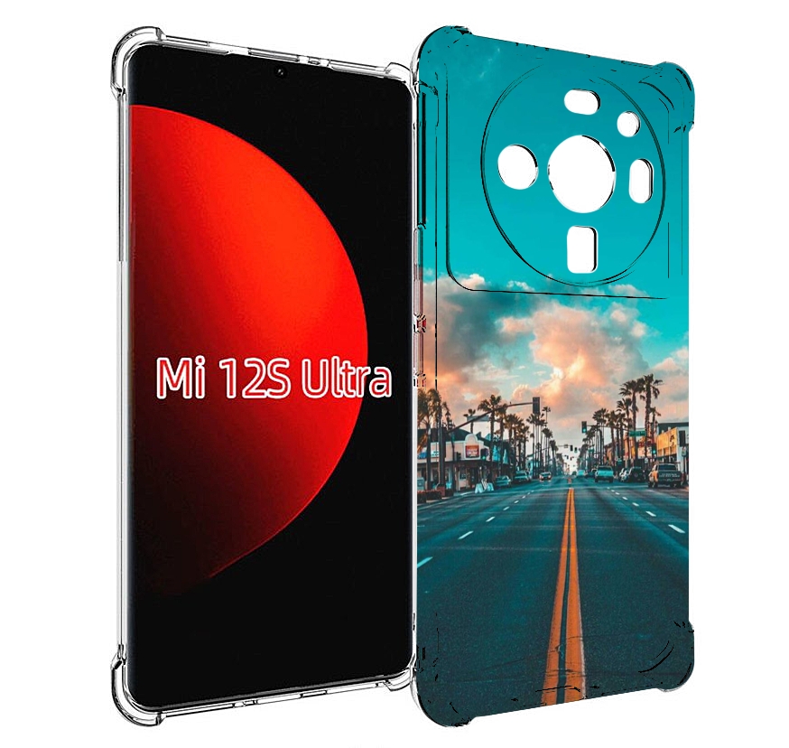 

Чехол MyPads дорога-в-лос-анджелес для Xiaomi 12S Ultra, Прозрачный, Tocco