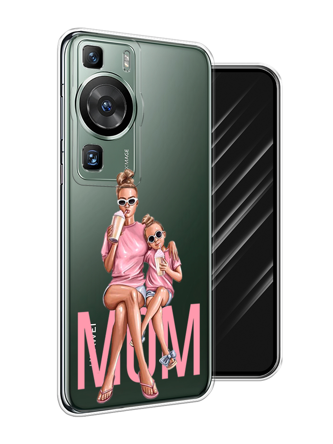 

Чехол Awog на Huawei P60/P60 Pro "Lovely mom", Бежевый;розовый;прозрачный, 6121150-7