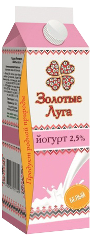 

Йогурт Золотые Луга 2,5% 450 г