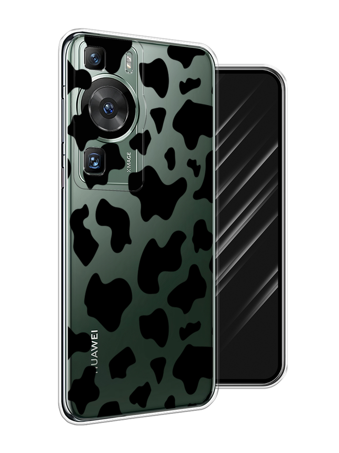 

Чехол Awog на Huawei P60/P60 Pro "Пятна коровы черные", Черный, 6121150-2