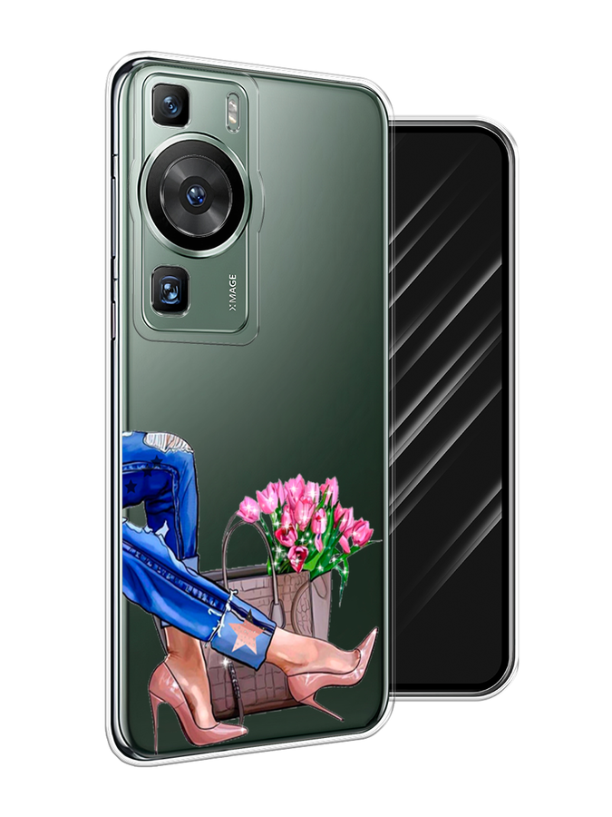 

Чехол Awog на Huawei P60/P60 Pro "Каблучки", Синий, 6121150-7