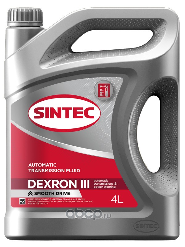 Масло Sintec ATF III Dexron 4 л