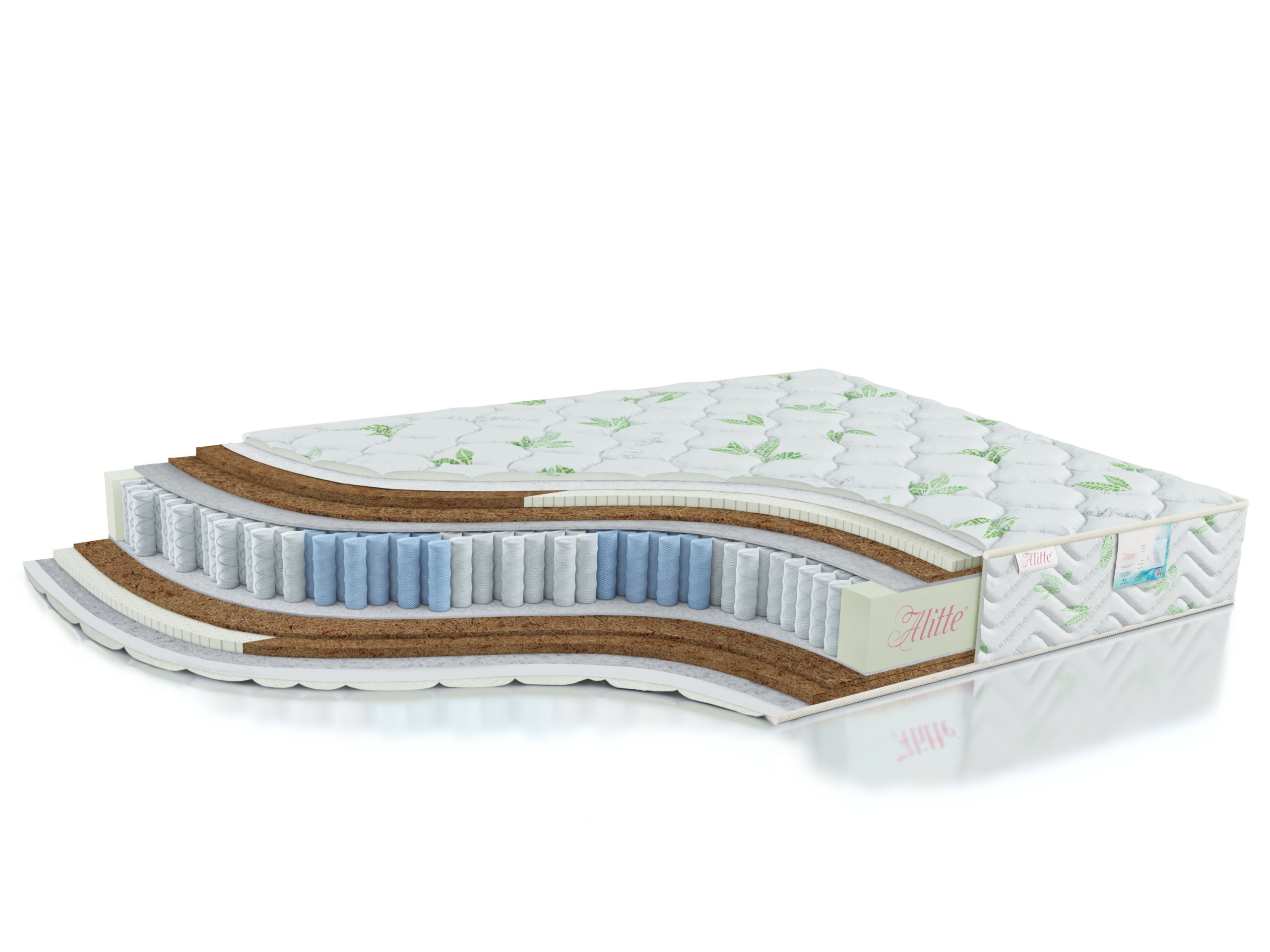 фото Матрас alitte frida organic s1000 mh-20-n 200х200