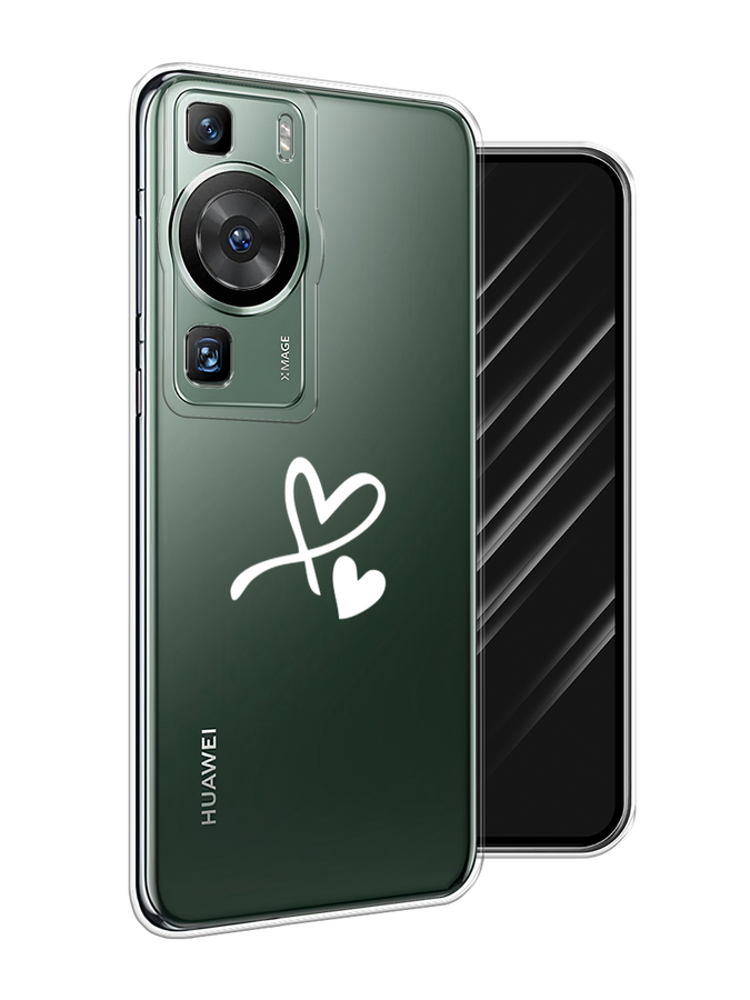 

Чехол Awog на Huawei P60/P60 Pro "Сердечко минимализм", Белый, 6121150-6