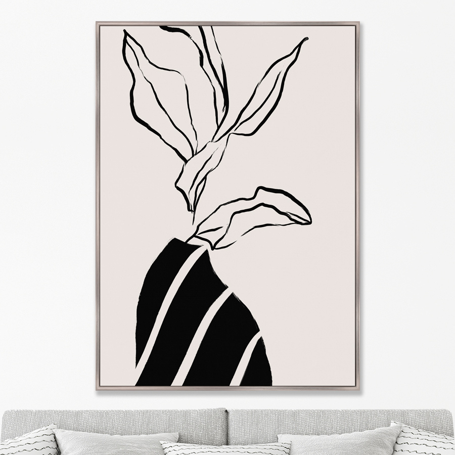 

Репродукция картины на холсте The flower silhouette Размер картины: 75х105см