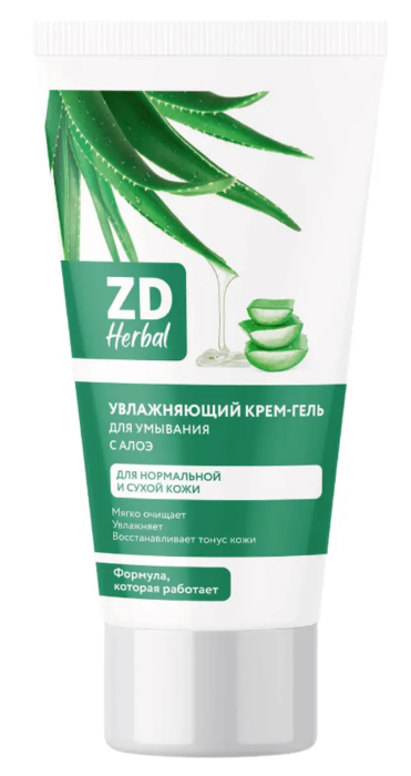 

Крем- гель для умывания Зеленая Дубрава Herbal ZD Увлажняющий 150 мл