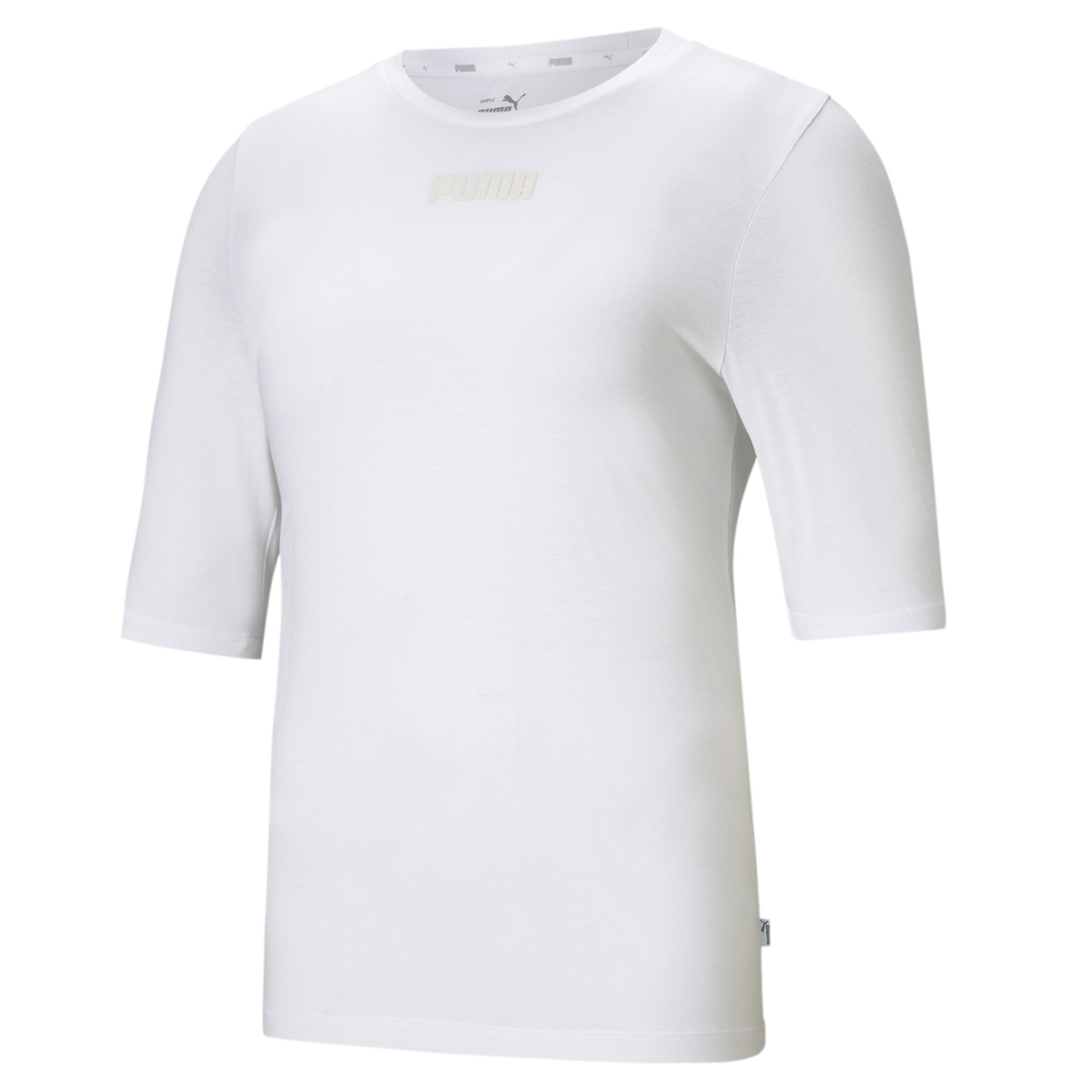 фото Футболка женская puma modern basics tee белая xs